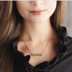 Brand New Mud Pie ‘C’ Initial Bar Necklace